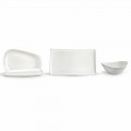 Platos para el almuerzo o porcelana moderna 14 piezas - Nalah