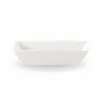 Juego de platos modernos de porcelana blanca, 25 piezas - Basal Viadurini