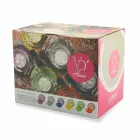 Servicio de platos étnicos en porcelana y gres coloreado y moderno 18 piezas - Fez Viadurini