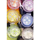 Servicio de platos étnicos en porcelana y gres coloreado y moderno 18 piezas - Fez Viadurini