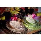 Servicio de platos étnicos en porcelana y gres coloreado y moderno 18 piezas - Fez Viadurini