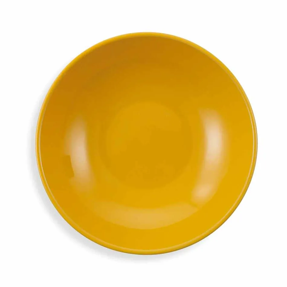 Servicio de platos étnicos en porcelana y gres coloreado y moderno 18 piezas - Fez Viadurini