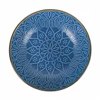 Servicio de vajilla en Duro Dolomita Gris, Celeste o Azul 18 Piezas - Árabe Viadurini