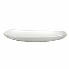Vajilla de porcelana blanca con 23 piezas de diseño moderno y elegante - Nalah Viadurini