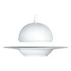 Moderno y elegante juego de vajilla en porcelana 24 piezas - telescopio Viadurini