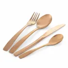 Juego de cubiertos de lujo de acero inoxidable de 24 piezas - Wisconsinpos Viadurini