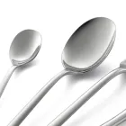 Juego de Cubiertos de Acero Inoxidable Pulido Diseño Cuadrado 24 Piezas - Bumbun Viadurini