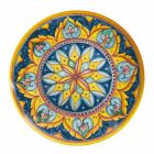 Servicio de mesa completo en porcelana y gres coloreado 18 piezas - Calabria Viadurini