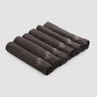 Servilletero Elegante de Lino con Borde Doblado, 6 Piezas de Colores - Onestini Viadurini