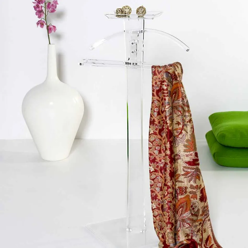 Cenefa en plexiglás transparente diseño moderno de Benny hecho en Italia Viadurini