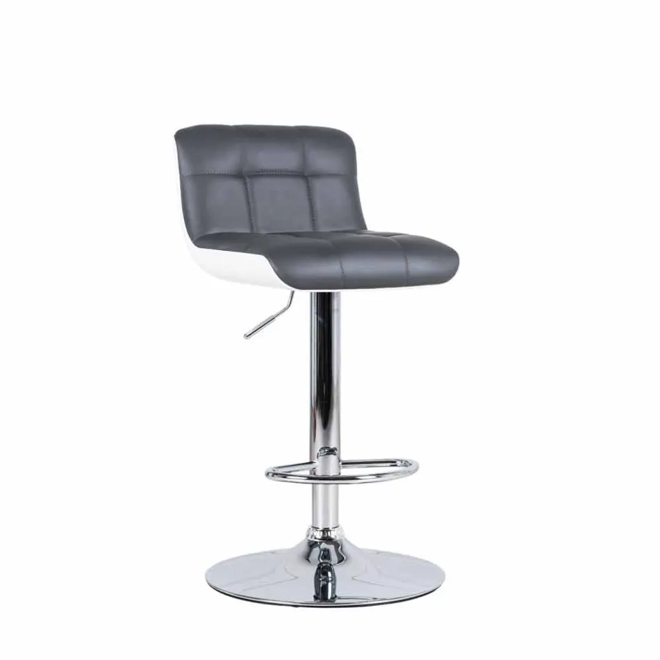 2 de septiembre taburetes tapizados de diseño, regulables en altura Ida Viadurini