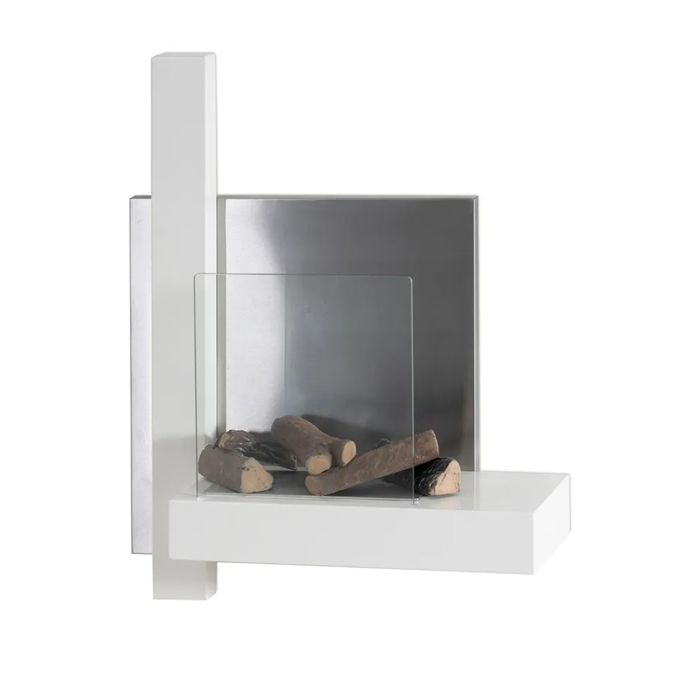 Set de 9 Leñas de Yeso Ignífugo para Decoración de Biochimeneas - Rio Viadurini