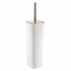 Carsoli moderno conjunto de accesorios de baño de cerámica y madera Viadurini