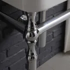 Set de baño con lavabo y espejo de la estructura de la creatividad delfín Viadurini