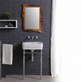 Set de baño con lavabo y espejo de la estructura de la creatividad delfín