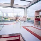 Mesitas de noche de diseño moderno en metacrilato Made in Italy - Leielui Viadurini