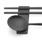 Set compuesto por cuchara de fruta, palillos y soporte para cubiertos - Osaka Viadurini