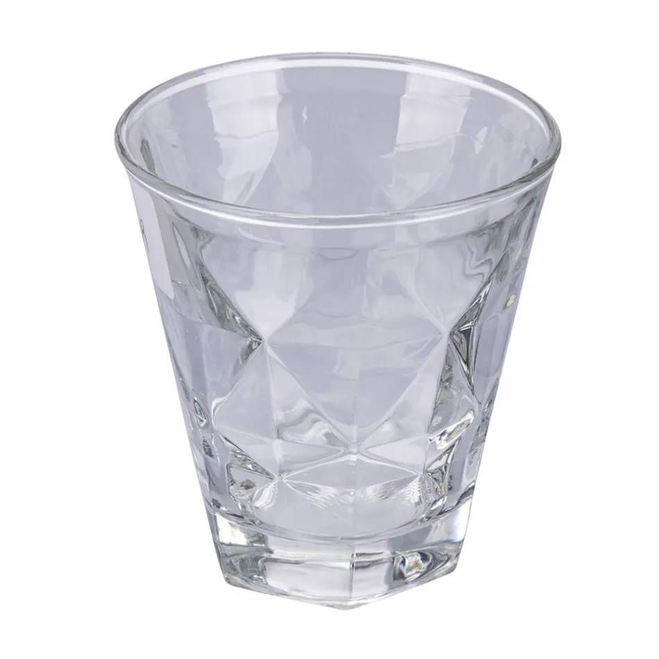 Juego de 12 Vasos de Agua de 280 ml en Vidrio Artesanal - Taza Viadurini