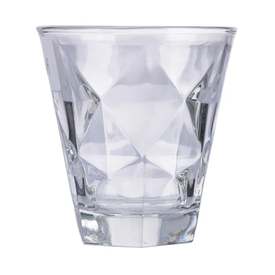 Juego de 12 Vasos de Agua de 280 ml en Vidrio Artesanal - Taza Viadurini