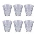 Juego de 12 Vasos de Agua de 280 ml en Vidrio Artesanal - Taza