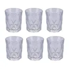 Juego de 12 Vasos de Agua de 300 ml en Vidrio Artesanal - Taza Viadurini