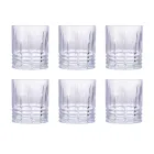 Juego de 12 Vasos de Agua de 320 ml en Vidrio Artesanal - Taza Viadurini