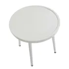 Juego de 2 Sillones con Mesa de Aluminio en Diferentes Acabados - Souvenir Viadurini