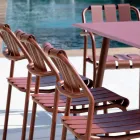 Juego de 2 sillas de jardín totalmente de aluminio - Resplandeciente Viadurini