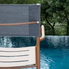 Juego de 4 Sillas de Jardín de Metal Galvanizado y Batyline - Prestigio Viadurini