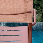 Juego de 4 Sillas de Jardín de Metal Galvanizado y Batyline - Prestigio Viadurini