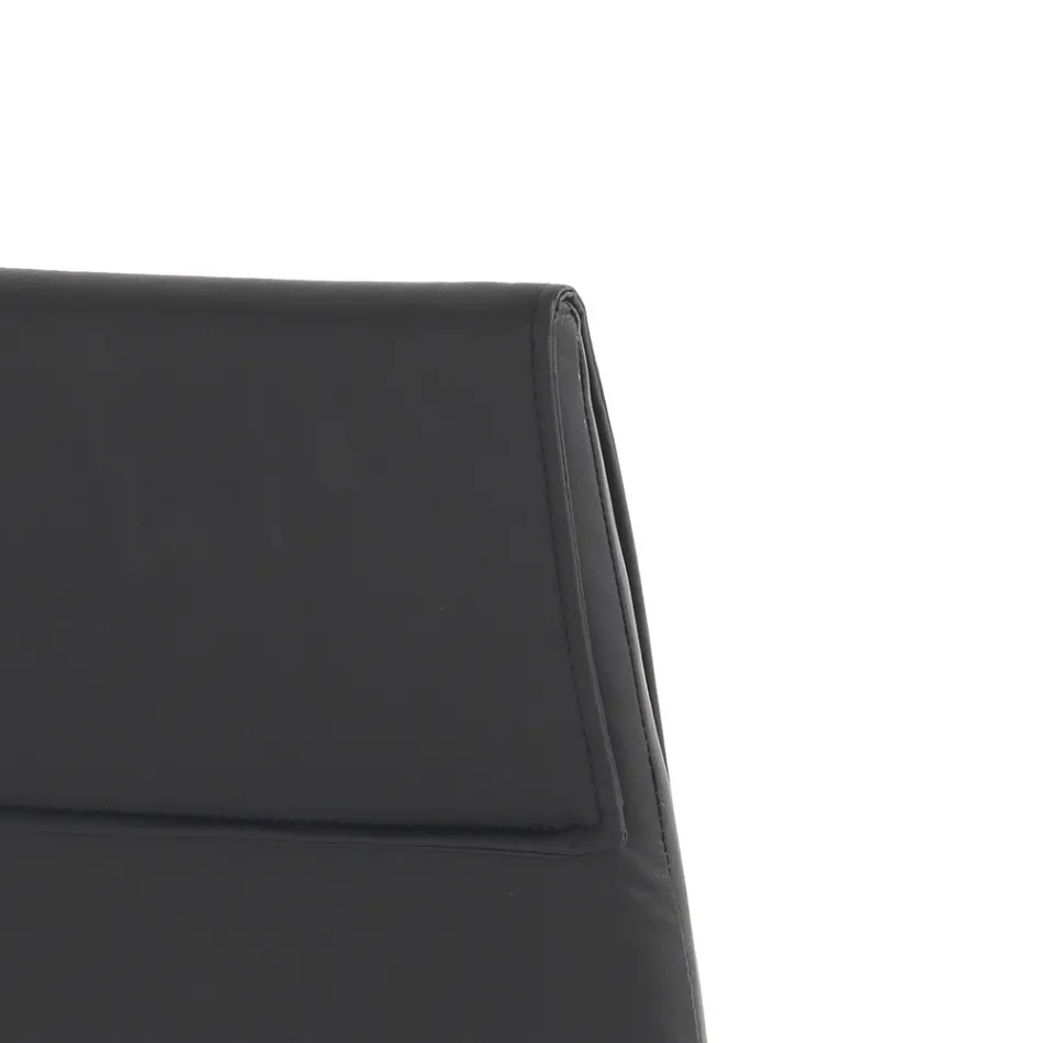 Conjunto de 4 Sillas Tapizadas en Piel Sintética Diferentes Acabados - Uranio Viadurini