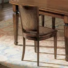 Juego de cuatro sillas clásicas de madera Bassano, fabricadas en Italia - Angelite Viadurini
