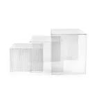 Juego de tres mesas nido de plexiglás fabricadas en Italia - Leandro Viadurini
