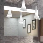 Conjunto de muebles de baño de madera de diseño colgante hecho en Italia Cesena Viadurini