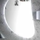 Conjunto de madera de diseño de muebles de baño suspensión made in Italy Sad Viadurini