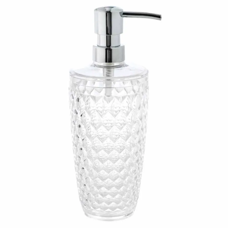 Set para baño dosificador + vaso + moderna jabonera Netro Viadurini