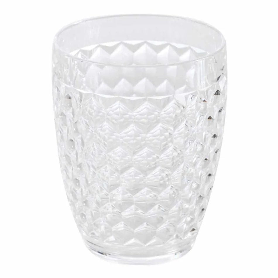 Set para baño dosificador + vaso + moderna jabonera Netro Viadurini