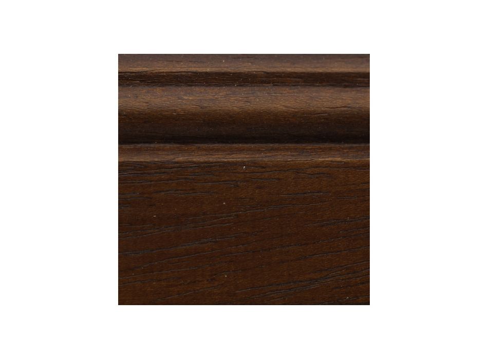 Cómoda en madera de nogal patinada Made in Italy - Selvans Viadurini