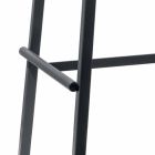 Taburete alto de diseño para exterior en aluminio Made in Italy - Dobla Viadurini