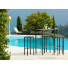 Taburete de bar para exterior en metal con recubrimiento en polvo Made in Italy - Meone Viadurini