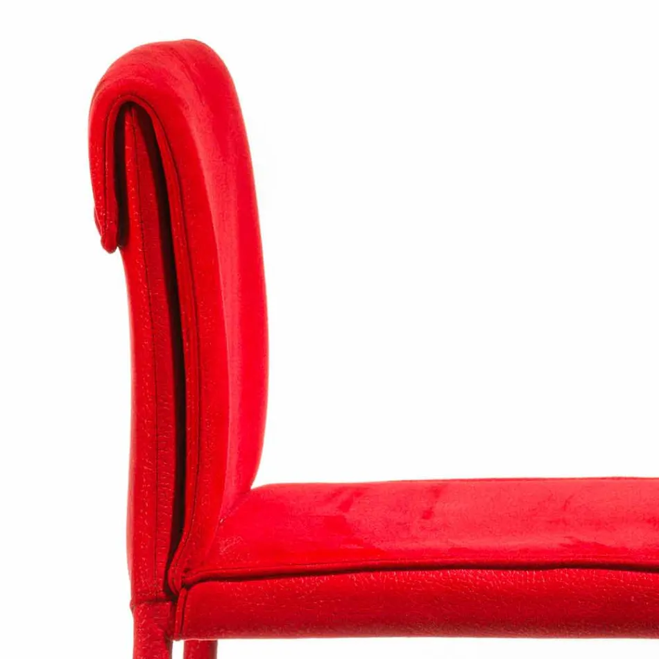 Taburete de bar de diseño moderno Amos, hecho a mano en Italia Viadurini