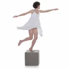 Taburete cúbico de poliuretano blando Slide Soft Cube diseñado en Italia Viadurini