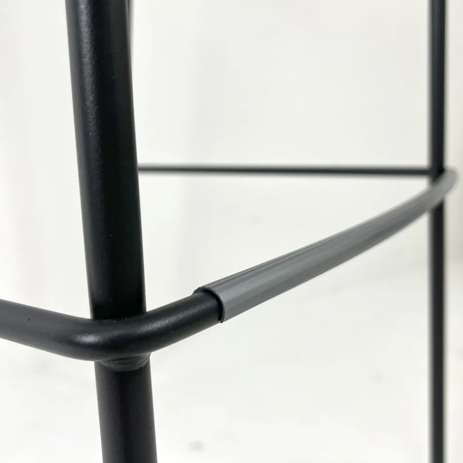 Taburete de Cocina en Acero y Tecnopolímero Made in Italy 2 Piezas - Garland Viadurini