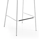 Taburete de cocina en terciopelo de colores de diseño moderno y elegante - Bizet Viadurini