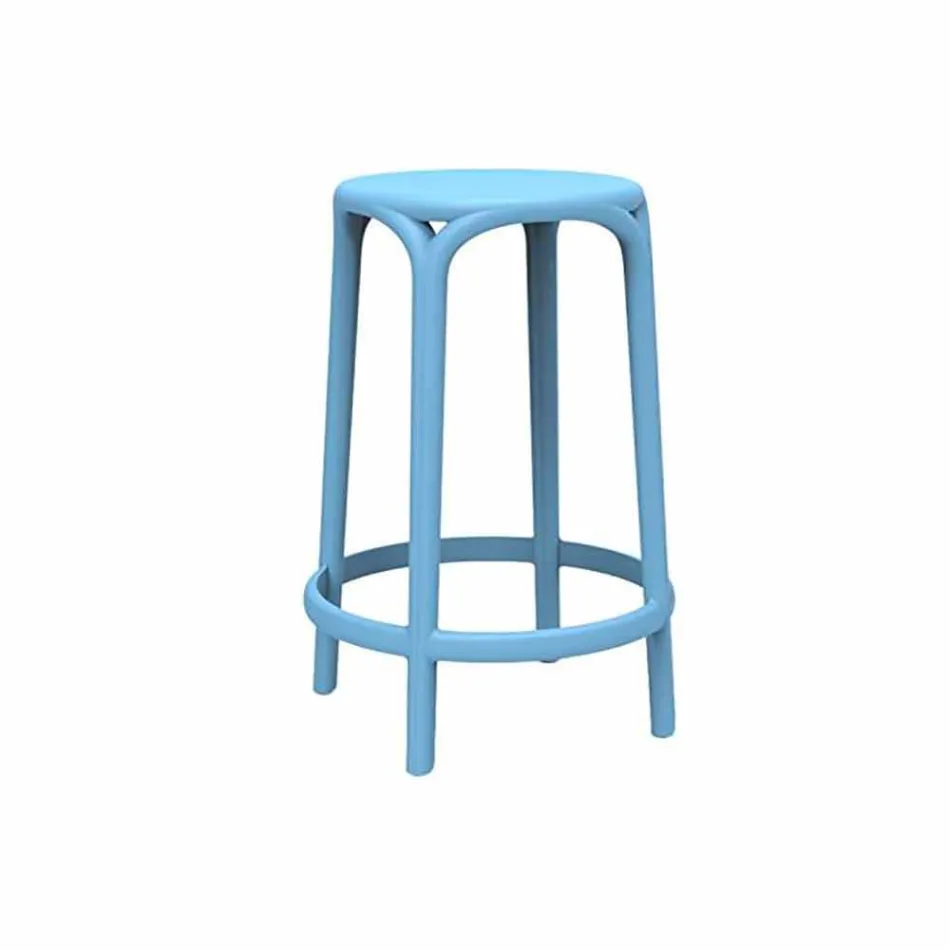 Taburete de exterior Brooklyn Vondom H 66 cm, en polipropileno. Viadurini