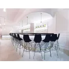 Taburete de exterior Faz by Vondom H 111 cm en polipropileno y acero. Viadurini