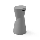 Taburete de exterior en polietileno 7 colores Made in Italy - Crema  Viadurini