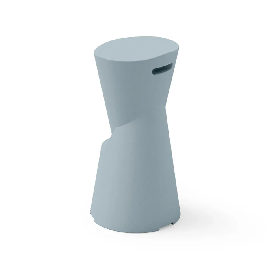 Taburete de exterior en polietileno 7 colores Made in Italy - Crema  Viadurini