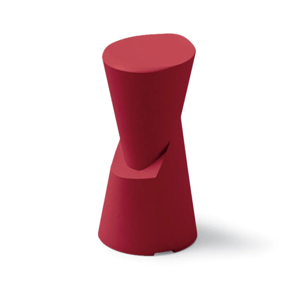 Taburete Exterior en Polietileno 7 Colores Made in Italy - Crema Viadurini