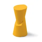 Taburete Exterior en Polietileno 7 Colores Made in Italy - Crema Viadurini